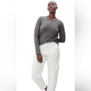 Everlane Charcoal Gray Organic Cotton Tee Small